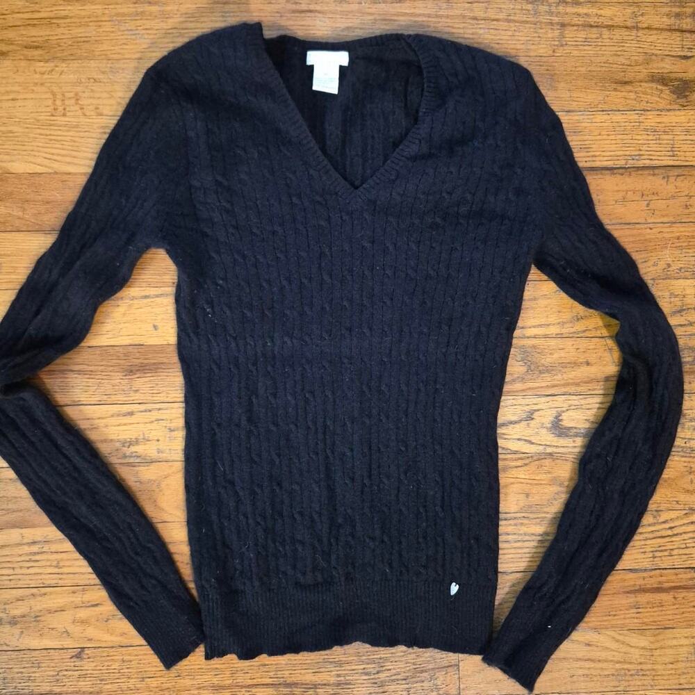Vintage 90s tweeds 100% cashmere sweater